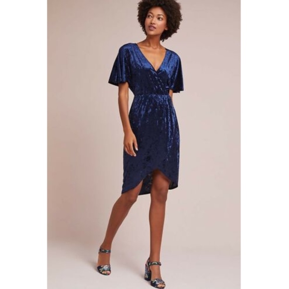 Anthropologie Dresses & Skirts - NWT ANTHROPOLOGIE VELVET PLISSE DRESS